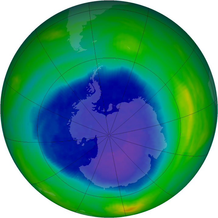 Ozone Map 1989-09-20